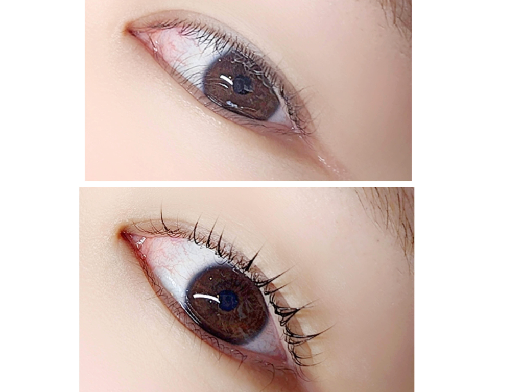 逆さまつ毛解消を上下まつ毛パーマで解消　